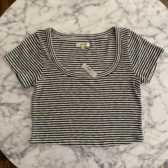 Bundle: Perfect Madewell Cropped Basic Tees - Picture 3 of 10